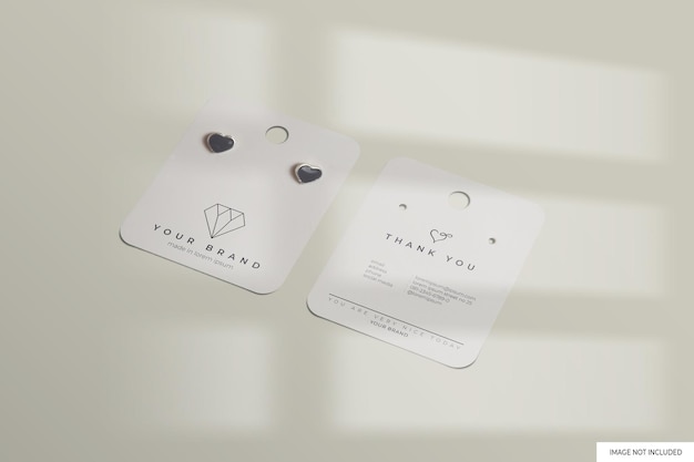 Jewerly Earrings Mockup