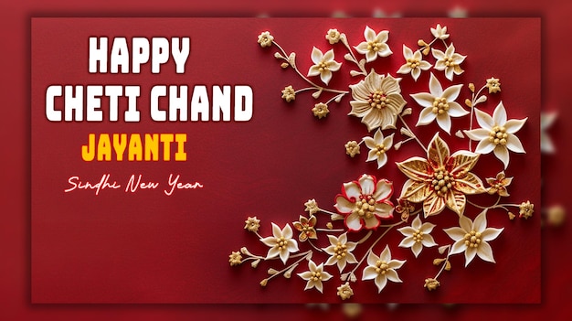 PSD jhulelal jayanti cheti chand is a sindhi hindu new year background