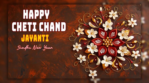 PSD jhulelal jayanti cheti chand is a sindhi hindu new year background