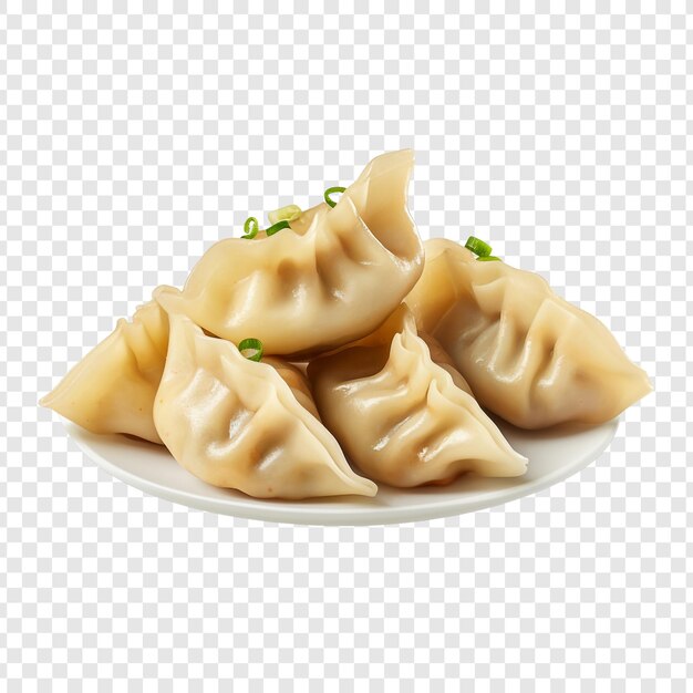 PSD jiaozi isolated on transparent background