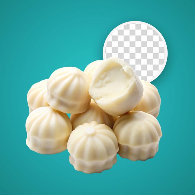 PSD jiaozi isolated on transparent background