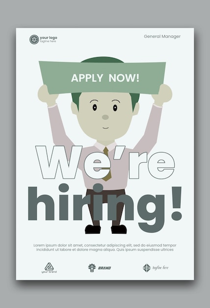 PSD job hiring poster