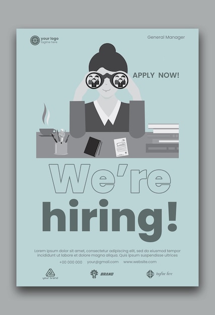 PSD job hiring poster