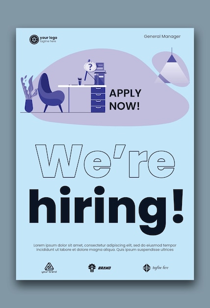 PSD job hiring poster