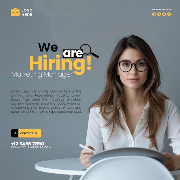 PSD job vacancy template