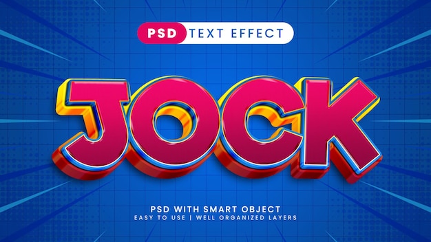 PSD jock champion sport text effect editable basketball and football text style