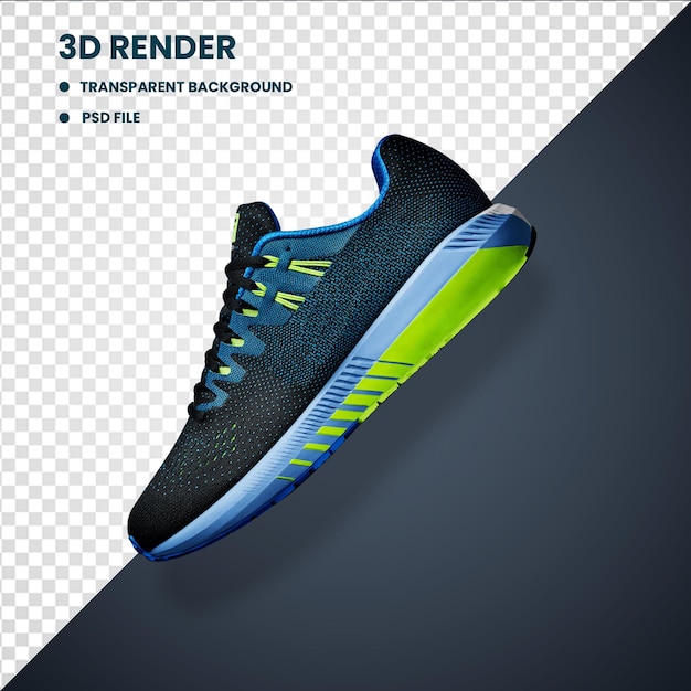 Disegno 3d di scarpe da jogging