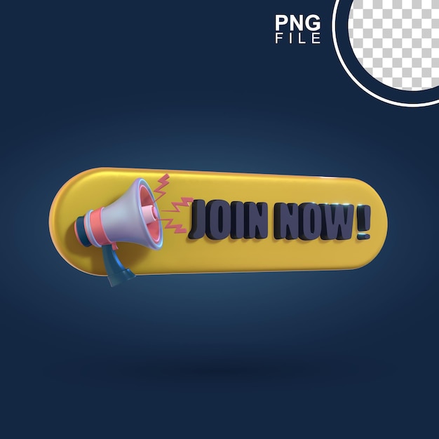 PSD join now with 3d speaker icon