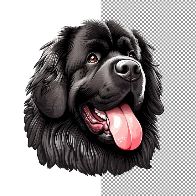 PSD jolly canine's tongueout delight sticker voor honden