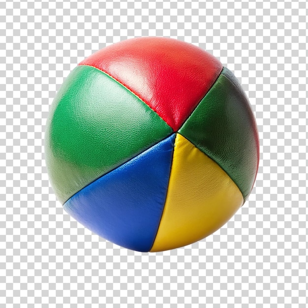 PSD jonglerenbal geïsoleerd op transparante achtergrond
