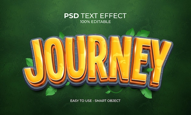 Journey text effect