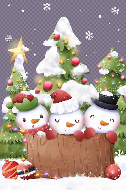 joyful christmas greeting card