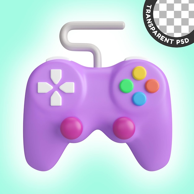 Joypad 3D-illustratiepictogram