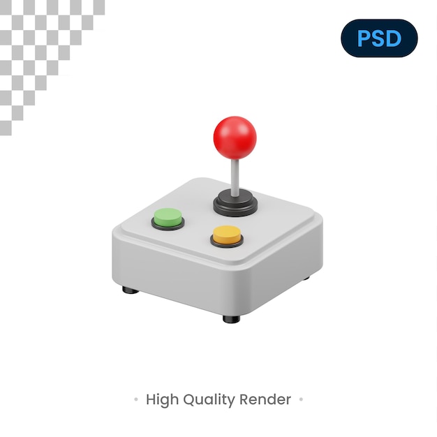 Джойстик 3D Icon Premium Psd