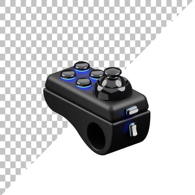 PSD joystick 3d illustration