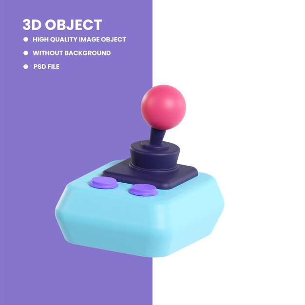 Joystick 3d render