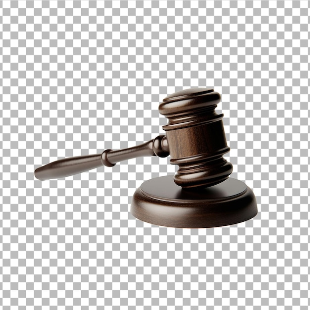 PSD judge gavel no background png