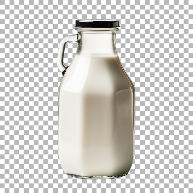 Jug packaging on transparent background