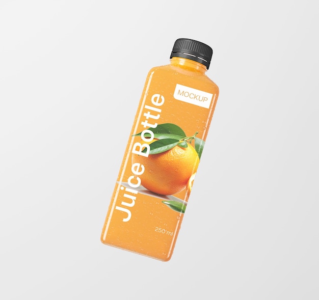 PSD juice bottle mockup