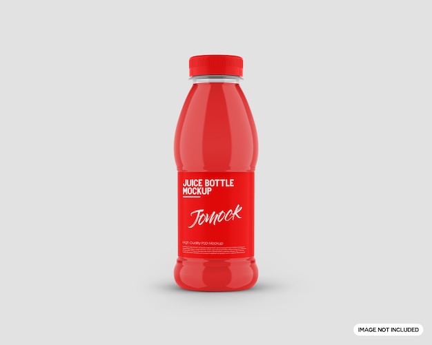 Juice bottle mockup