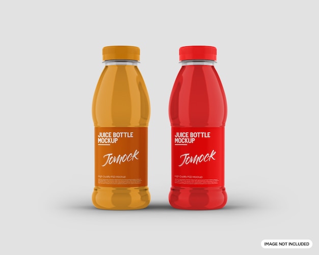 Bottiglia di succo di frutta mockup