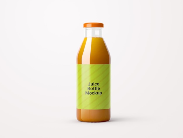 Juice bottle mockup