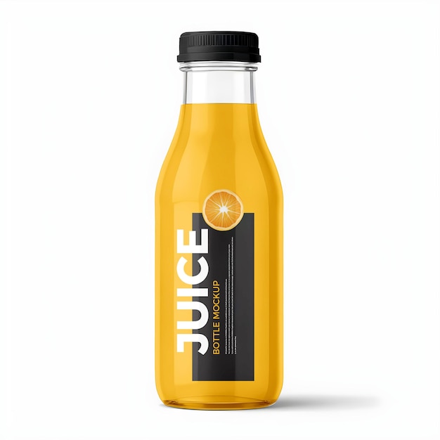 juice bottle mockup