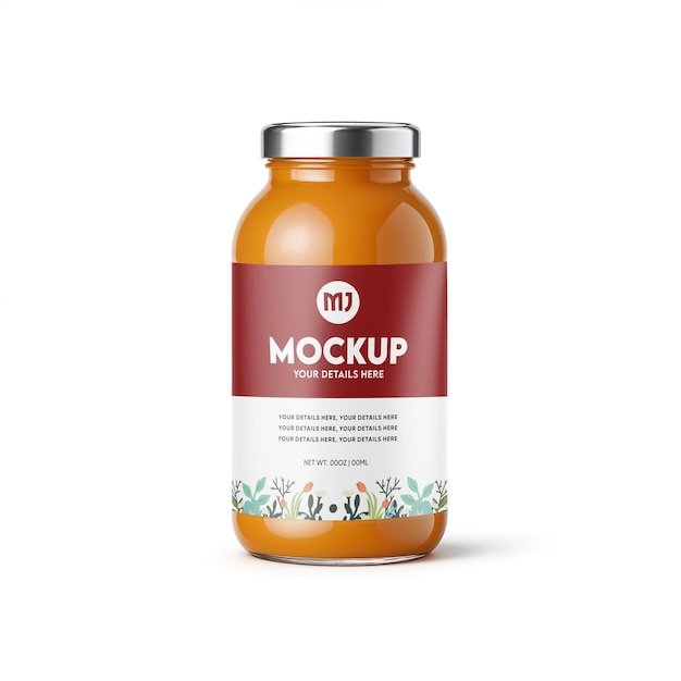 Juice Bottle Mockup