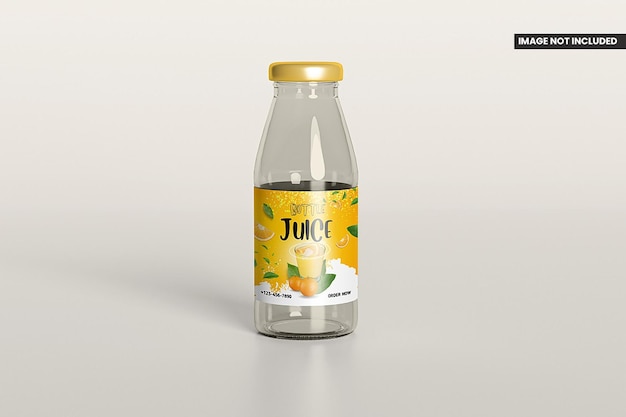 PSD juice bottle packaging mockup