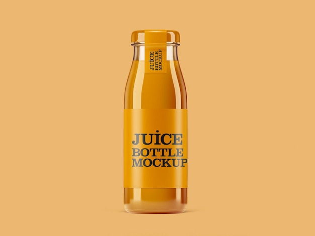 Juice Bottle PSD Mockup