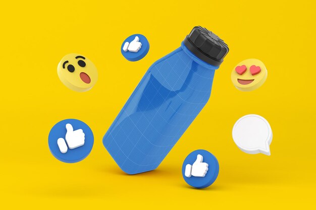 Juice Bottle Social Media