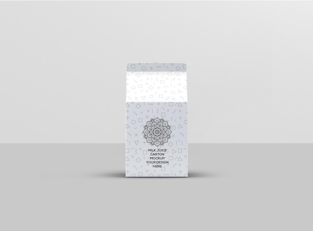 Juice carton mockup