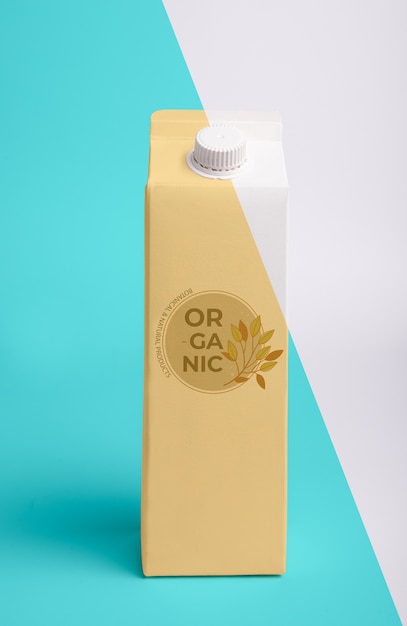 PSD juice carton with cap