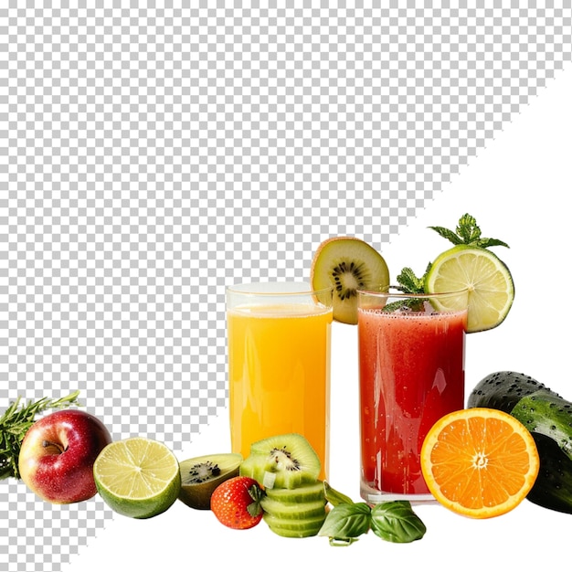 PSD juice isolated on transparent background