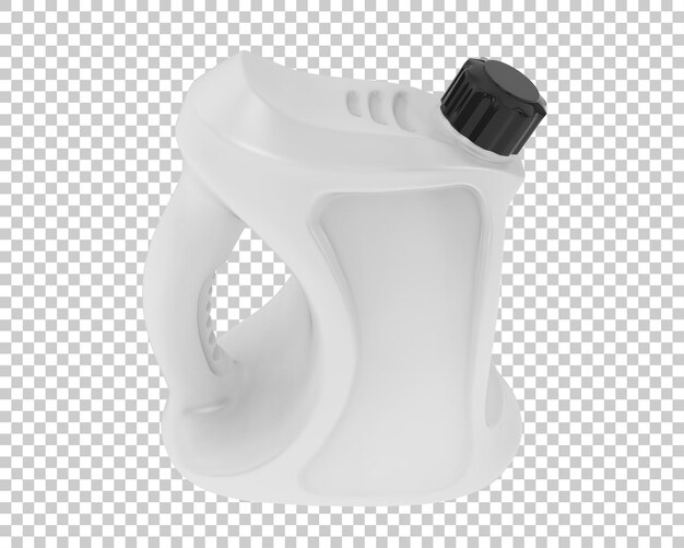 Juice jug on transparent background 3d rendering illustration