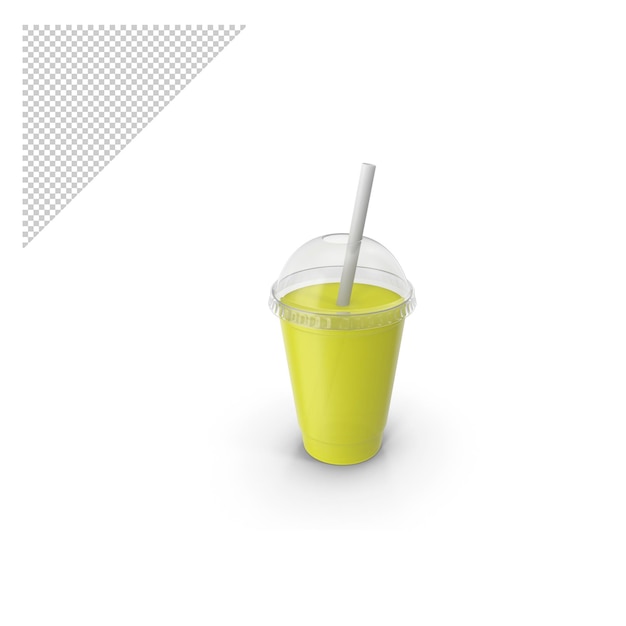 Juice plastic cup