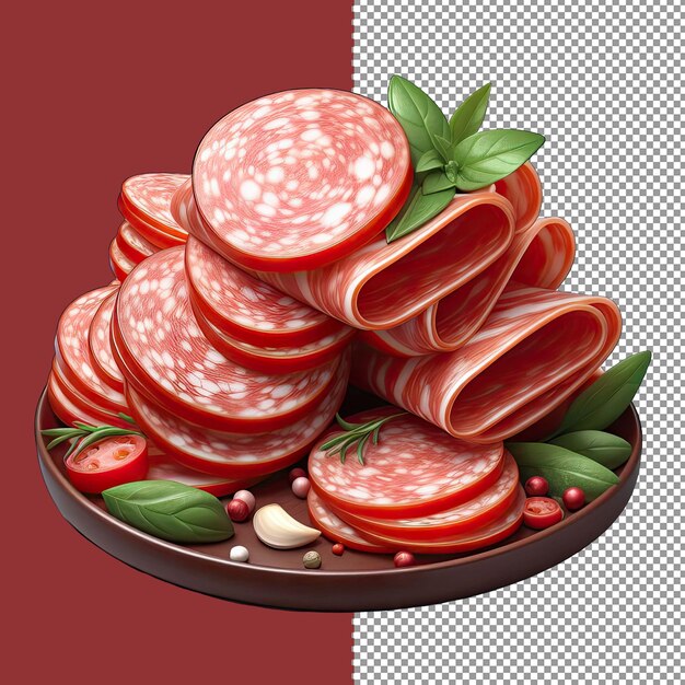 PSD juicy grilled meat slice with herbs png