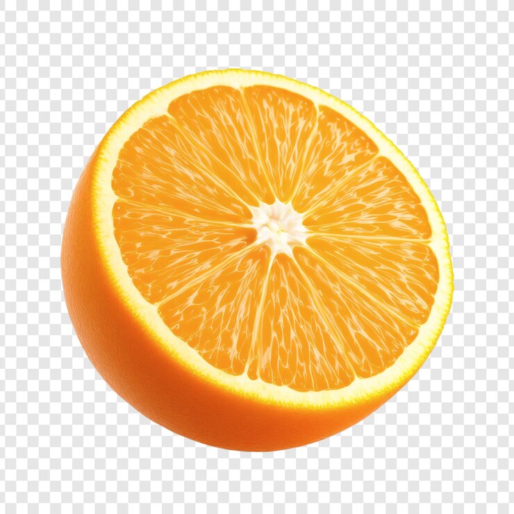 PSD juicy orange slice