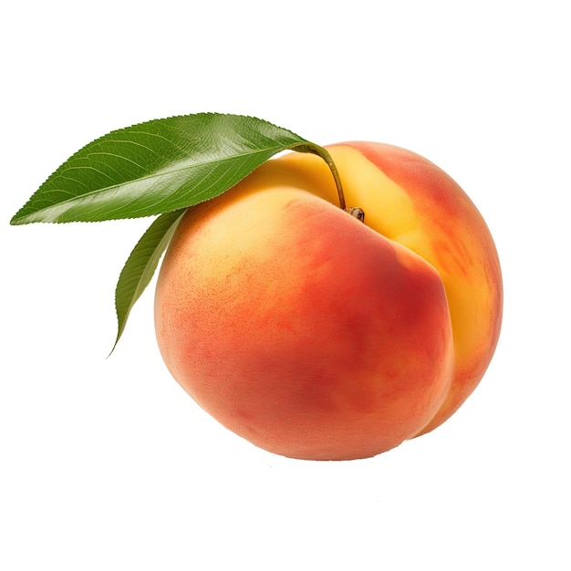 Juicy peach Beautiful juicy fruit concept