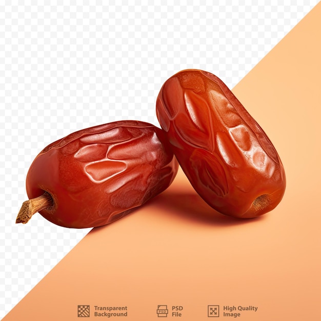 PSD jujube or chinese date on transparent background