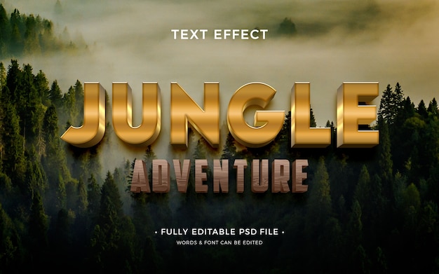 Jungle teksteffect