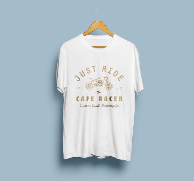 Просто езжай на футболке Cafe Racer