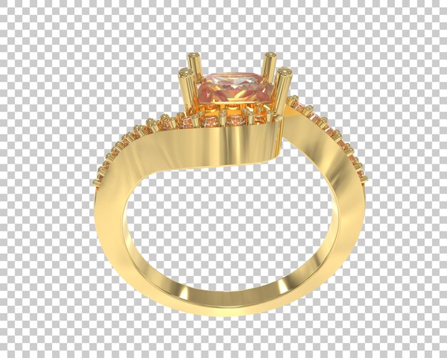 Juwelen geïsoleerd op de achtergrond 3d rendering illustratie