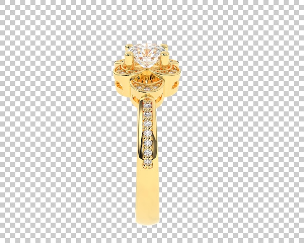 Juwelen geïsoleerd op de achtergrond 3d rendering illustratie