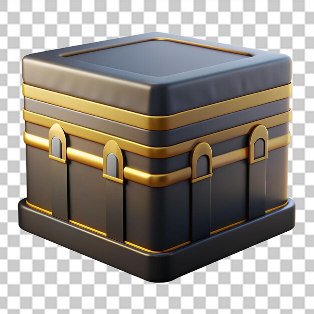 PSD kaaba święte miejsce dla muzułmanów w ilustracji 3d png