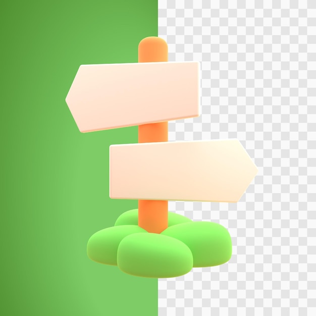 Kaart 3D Icoon Ilustratie