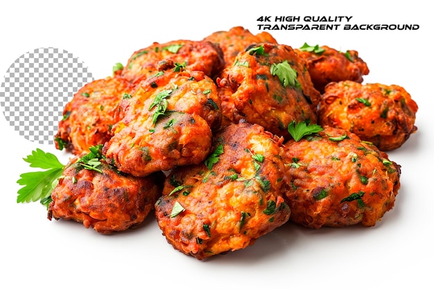 Kababs grilled chicken meat chicken tikka on transparent background