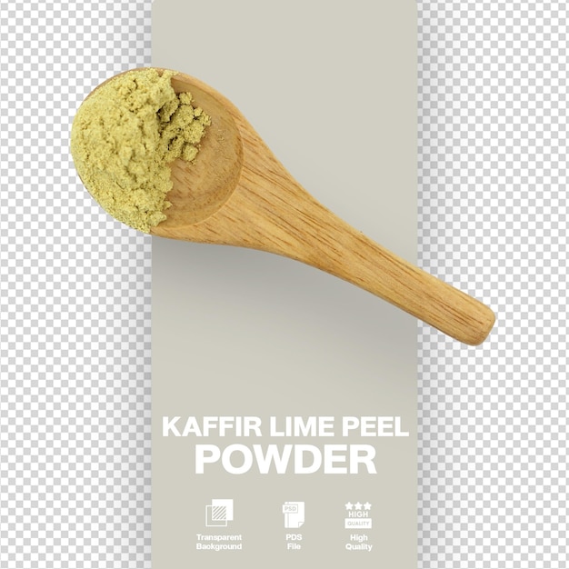 Kaffir lime peel powder