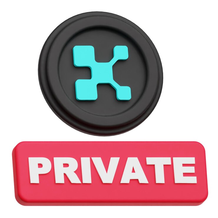 PSD kaito crypto token 3d icon isolated on the white background