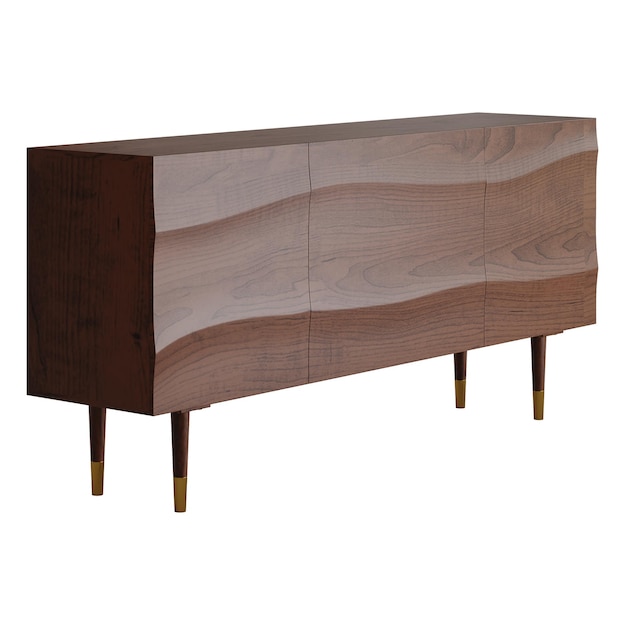 Kaksi erilaista puukalustetyyliä, moderni design, moderni tyyli, minimalistinen ulkoasu, värikäs design, sänky ilman taustaa, erilainen design, PNG, valkoinen tausta, eristetty abstrakti 3d-malli